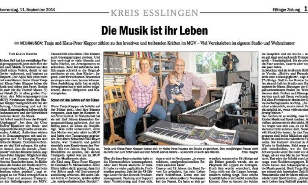 EZ: Die Musik ist ihr Leben