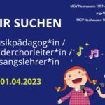 Musikpädagog*in / Kinderchorleiter*in / Gesangslehrer*in gesucht