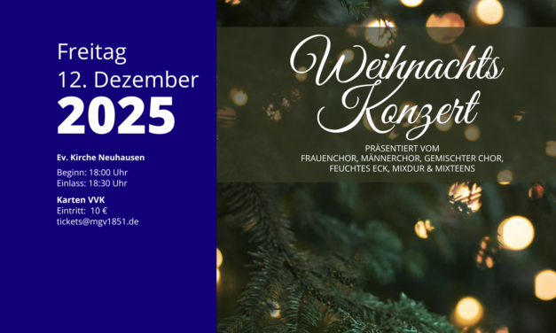 MGV Weihnachtskonzert 2025