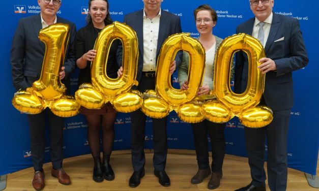 Spende von der Volksbank