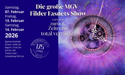 ZEITREISE   Die große MGV-Filder Fasnet Show 2026